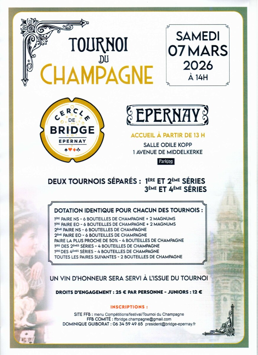 Tournoi du champagne à Epernay