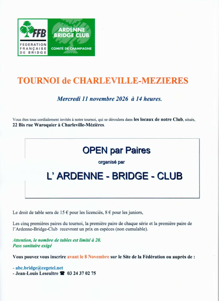 Tournoi de Charleville Mézières