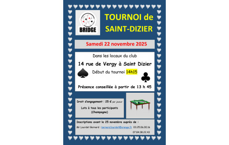 Tournoi de Saint Dizier