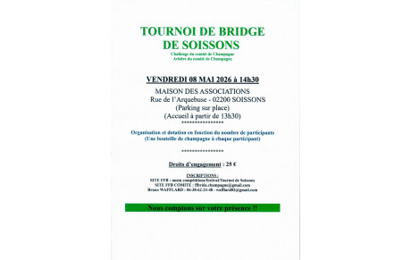 Tournoi de Bridge de SOISSONS
