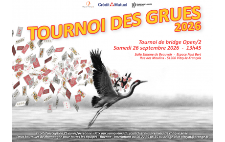 Le Tournoi des Grues 2026